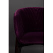 Velours chaise violette dolly