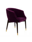 DOLLY - Comfortable Purple Armchair
