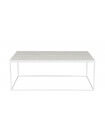 GLAZED - White Low table by Zuiver
