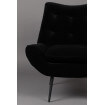 Black Velvet lounge chair Glodis