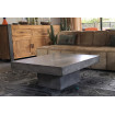 Table basse beton massif