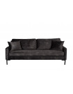 HOUDA - Dark grey sofa, 3 seater