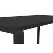 Outdoor-Tisch schwarz Aluminium zuiver