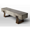 BETON - Concrete-iron bench