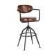 RETRO - Brown industrial stool