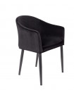COSY - Black Velvet dining chair