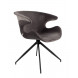 MIA - Stuhl aus Samt, grau