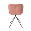 Chaise design OMG en velours rose