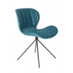 Blue velvet OMG design chair