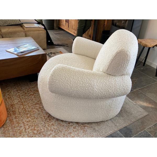 White Teddy Armchair, White Arm Chairs