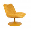 BUBBA - Lounge-Sessel aus Samt Gelb