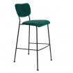 Green Velvet bar stool Benson Zuiver