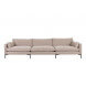 SUMMER - Confortevole divano a 5 posti in tessuto beige L335