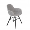 ALBERT KUIP - Design Sessel aus Stoff, grau