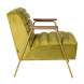 DALLAS - Velvet Lounge chair in retro style