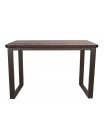 NEVADA - Dark wood Dining table 120