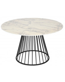 CIRCLE - Marble aspect round Dining table