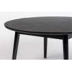 FAB - Table basse ronde bois noir fab