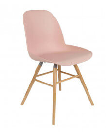 Design-Stuhl Zuiver rosa