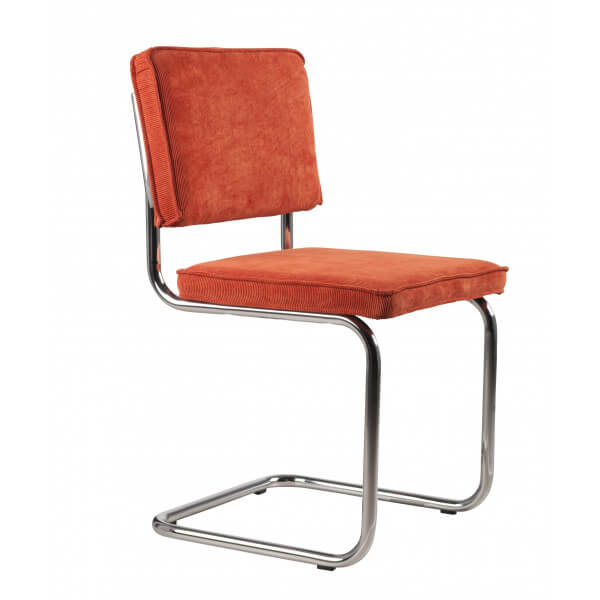 Chaise rétro classic orange