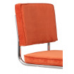 Orange Rib ridge dining chair
