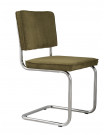 RIDGE - Green velvet dining chair