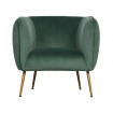 SCOUT - Sessel aus grünem Samt