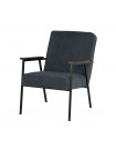 SALLY - Blue ribcord arm chair