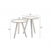 Table de salon Dutchbone-dimensions