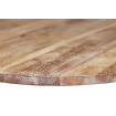 Verstellbarer Tisch Kurbel rund Holz