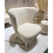 JAZZ - White Sheep Fur Armchair