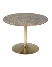 AURORA - Table de repas marbre D106 cm