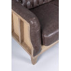 Industrielle 3-Sitzer Couch aus Kunstleder