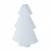 LIGHTREE - Abeto luminoso blanco Tobogán de interior 100 cm
