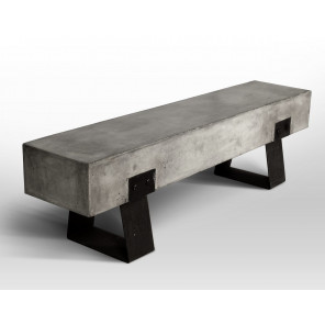 BETON - Concrete-iron bench