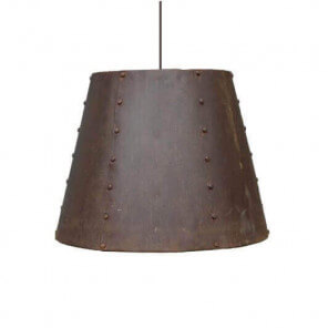 Rusted hanging lamp