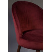 Red Velvet dining chair Barbara