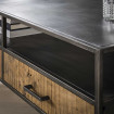 Table basse rectangle industrielle