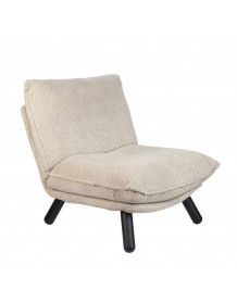 LAZY SACK - Teddy Gray fabric lounge chair