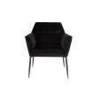 KATE - Black Velvet armchair