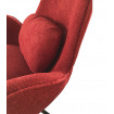 Velours rouge fauteuil Space