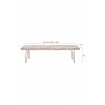 ALAGON - Bench in 140, 160 or 180 cm