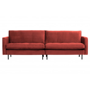 RODEO - Chestnut velvet sofa