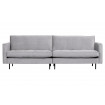 RODEO - Light grey velvet sofa
