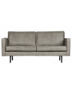 RODEO - Zweisitzer-Sofa aus Leder, grau