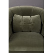 MEMBER - Sessel aus grünem Stoff Kissen