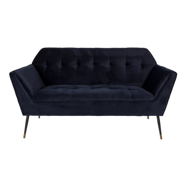 KATE - Deep blue Velvet sofa