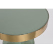 GLAM - Table d'appoint ronde verte zoom