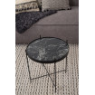 CUPID - Low black marble table Zuiver