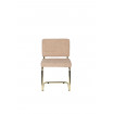 TEDDY - Stuhl mit Stoffbezug Doudou rosa coté